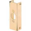 Brass Lock And Door Reinforcer For 1-3/4-Inch Doors