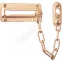 3-7/16-Inch Brass-Plated Steel Chain Door Guard