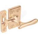 3-7/8-Inch Brass-Plated Casement Window Sash Lock