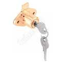 7/8-Inch Brass Keyed Bolt Action Drawer And Cabinet Lock