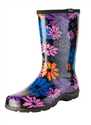 Women's Size 6 Flower Power Rain And Garden Boot