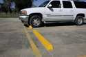 Tuf-Stop Plastic Curved Parking Bumper Yellow