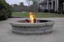 45-Inch Precast Concrete Fire Pit 