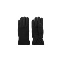 Women's Winter Gloves Microfleece with Microsuede Palm Patch Thinsulate Black