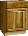 24 x 34-1/2 x 24-Inch Hickory Base Cabinet 