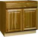 36 x 34-1/2 x 24-Inch Hickory Base Cabinet 