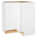 36 x 34-1/2 x 24-Inch White Lazy Susan Corner Base Cabinet