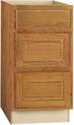 18 x 34-1/2 x 24-Inch Oak Drawer Base Cabinet 