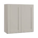30 x 30 x 12-Inch Pewter Wall Cabinet 