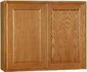 36 x 30 x 12-Inch Oak Wall Cabinet 