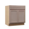 30 x 34-1/2 x 24-Inch Unfinished Beech Sink Base Cabinet