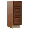 12 x 21 x 34-1/2-Inch Cafe 3-Drawer Bathroom Vanity Base Cabinet And Toe Kick 