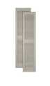 Paintable Cathedral Louver Shutters 15x48
