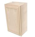 12 x 30 x 12-Inch Premium Ready To Finish Oak Single Door Wall Cabinet