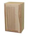 15 x 30 x 12-Inch Premium Ready To Finish Hickory Single Door Wall Cabinet