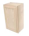 18 x 30 x 12-Inch Premium Ready To Finish Oak Single Door Wall Cabinet