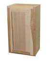24 x 30 x 12-Inch Premium Ready To Finish Hickory Single Door Wall Cabinet