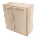30 x 30 x 12-Inch Premium Ready To Finish Oak Double Door Wall Cabinet