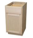 15 x 34-1/2 x 24-Inch Premium Ready To Finish Maple Single Door Single Drawer Base Cabinet