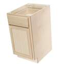 18 x 34-1/2 x 24-Inch Premium Ready To Finish Oak Single Door Single Drawer Base Cabinet