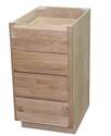 18 x 34-1/2 x 24-Inch Premium Ready To Finish Hickory 4-Drawer Base Cabinet