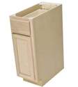 12 x 34-1/2 x 24-Inch Premier Unfinished Oak Single Door Single Drawer Base Cabinet