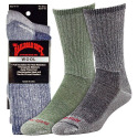 Assorted Crew Wool Blend Men's Sock, 2 -Pack, L