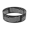 36 X 12-Inch Stars And Stripes Decorative Steel Fire Ring
