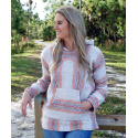 Baja Joe Pastel Cayenne Mexican Hoodie, XL