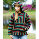 Baja Joe Rasta Mexican Hoodie, 2XL