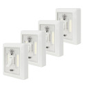 LitezAll COB LED Wireless Mini Light Switch 4-Pack