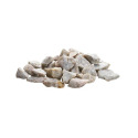 .5 Cubic Foot Bagged White Quartz Decorative Rock