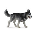 Siberian Husky Miniature Toy Figurine