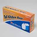 Tall Kitchen Trash Bags 15 Ct - 13 Gal - White
