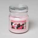 3-Ounce Rose Bouquet Apothecary Jar Candle With Lid
