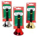5-Inch Metal Christmas Bell Assorted Colors