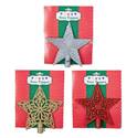7-Inch Star Tree Topper Assorted Styles/Colors