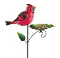 Cardinal Bird Feeder Stake 
