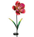 Pink Mystic Flower Solar Stake