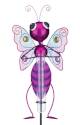 Pink Butterfly BugRain Gauge Stake