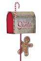 Holiday Gingerbread Mailbox Stake