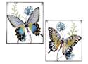 2 Butterfly Luster Wall Decor