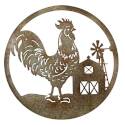 Rooster And Barn Stack-It Rustic Wall Decor