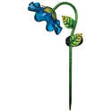 Mini Solar Bell Flower Stake - Blue