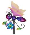 6 1/2 X 35 1/2 Inch Height Bug Burst Solar Stake - Butterfly