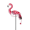 Ball Rocker Stake Metallic Pink Flamingo