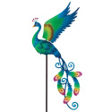 Bird Jiggly Stake Peacock