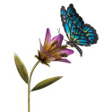 Butterfly Flower Stake Blue