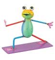 9.75 x 3 x 7.75-Inch Cabo Frog Yoga Warrior Pose