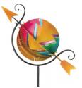 27.25 x x68.75-Inch Color Blast Wind Spinner Stake